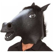 Resim Fastbuy At Kafası Maskesi Lateks Korkunç Hayvan Kostümü Tiyatro Prank Diğer 