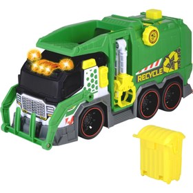 Resim Dickie Geri Dönüşüm Kamyonu, Sesli ve Işıklı, Motorlu Kaldırma İşlevli, 39cm - 3+ Yaş 
