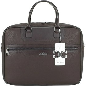 Resim Case Club 2208 Evrak Çantası 15.6 İnç Laptop Bölmeli Omuz Askılı Kahverengi 