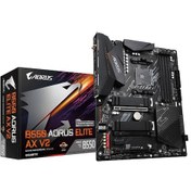 Resim Gigabyte B550 Aorus Elite AX V2 AMD B550 4733 MHz (OC) DDR4 Soket AM4 ATX Anakart 