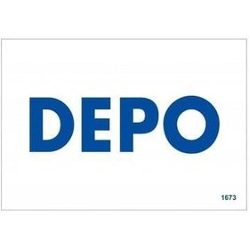 Resim Depo Uyarı Levhası 17,5x25 Kod:1673 