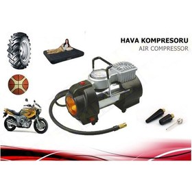 Resim Metal Hava Kompresörü Profesyonel Işıklı Metal Gövde 