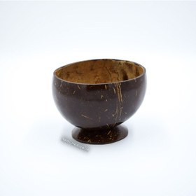 Resim Hindistan Cevizi Kase Parlak Çerezlik Sosluk Ahşap 