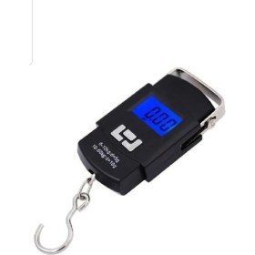 Resim Endiket El Kantarı 50 kg Kapasiteli Asmalı Portatif Kancalı El Tartısı Dijital LCD Ekranlı Kantar Tartı 