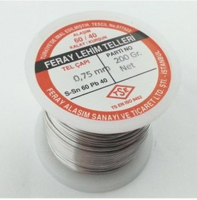 Resim Hatfon Feray Lehim Teli 200Gr 0.75Mm 60-40 