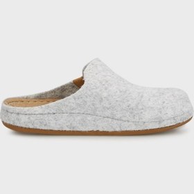 Resim Lela Keçe Kışlık Ev Bayan Terlik 6711002 Gri 