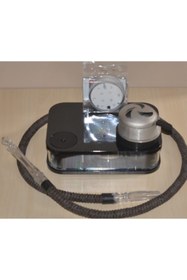 Resim BTRsale Portatif Taşınabilir Nargile Takımı Kumandalı Işık Hediyeli Siyah 