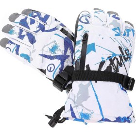 Resim Açık Hava Kayak Ekran Eldivenleri İçin Kalınlaştırılmış Sıcak Eldivenler 2 Çift 