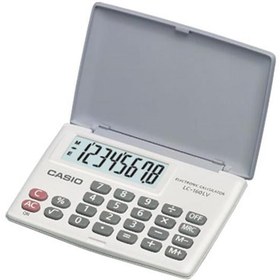 Resim Casio LC-160LV-WE 8 Hane Beyaz Cep Tipi Hesap Makinesi 