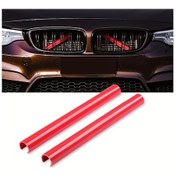 Resim Cloud011 Bmw F20 F22 F30 F32 F34 G30 G32 G11 G12 1 2 3 4 5 6 7 Serisi Glossy Kırmızı Ön Izgara İnsert Trimi Style B 