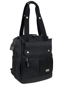 Resim Stylo Platinum (2 In 1) Anne Bebek Bakım Sırt Ve Omuz Çantası - Siyah - Siyah / Standart 