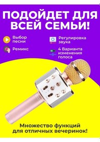 Resim Çocuklar İçin Kablosuz Karaoke Mikrofonu 199550165 