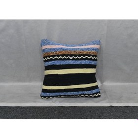 Resim Zehra Abla Halı Yeni El Dokuma Dekoratif Kilim Kırlent Yastık Kılıfı 6078 