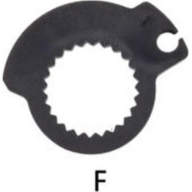 Resim Accel Lock-on Elcik Gaz Teli Tutacağı F Siyah 