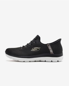 Resim Skechers Summıts - Leopard Chıc Kadın Siyah Spor Ayakkabı 150275 Bkmt Siyah 