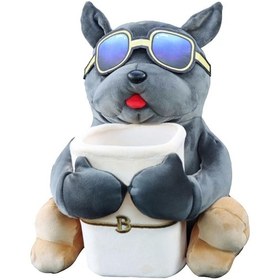 Resim Magideal Suntek Yumuşak Peluş Araba Doku Kutusu Çöp Gece Stil-a 