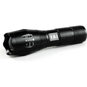 Resim Büro Ev Ofis Hediyesi İçin Şarjlı Lamba T3 Led Sızdırmaz Işıklı Alüminyum Oksidiyon El Feneri Gri 