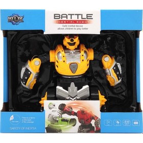 Resim Birlik Oyuncak Savaşan Boksör Robotlar Sarı Klx700-15a Robot 