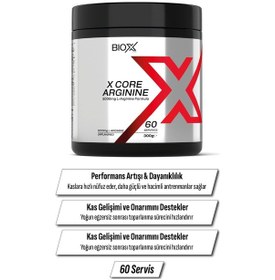 Resim L- Arjinin Aromasız 300 Gr 60 Servis Arginine Amino Asit 