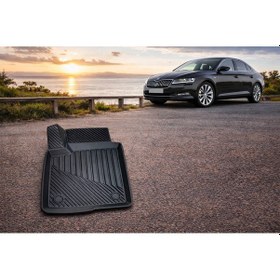 Resim Skoda Super B 2015+ Uyumlu 3d Oto Paspas Ve Bagaj Havuzu Set Premium 