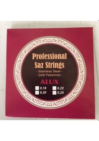 Resim Alux 018 Kısa Sap Saz Teli 