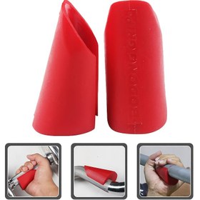 Resim 1 Çift Dambıl Kulpu Tutucu, Barbell Çekme Çubuğu Direnci Tutucu, Fitness Extreme Tutucu Kol Güreşi Tutucu, Salon Barbell Ağırlık Kaldırma Bankası Basma Çekme Aşağı Kuvvet Antrenmanı 