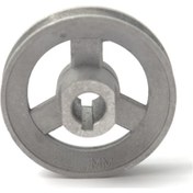 Resim Motor Alüminyum Düz Kasnak / 50 MM 