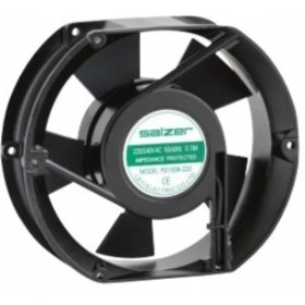 Resim Salzer PD150B-12 172X150X51 12V Dc Rulmanlı Ball Kare Fan 