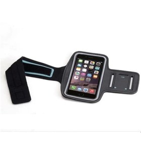 Resim Corcoz İphone 14 Pro Uyumlu Spor Ve Koşu İçin Telefon Tutucu Anahtar Ve Kulaklık Girişli Kol Bandı - 