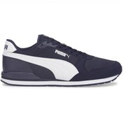Resim Puma 384640 02 St Runnerv3 Mesh Lacivert-beyaz Kadın Spor Ayakkab 