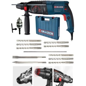 Resim Graizer Alman 2800 Watt 6 Kademe Devir Ayarlı Polisaj Makinasi Zımpara Pasta Cila Makinesi 