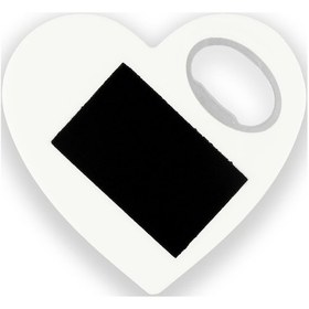 Resim Kalp Magnet Açacak Vgklp 250 Adet Beyaz 