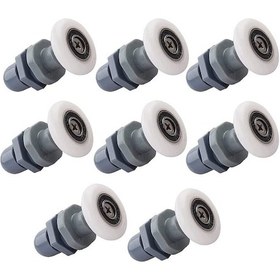 Resim St Duş Kapısı Silindirleri Sürgülü 19 Mm Banyo Sürgülü Cam Kapı Tekerlekleri 