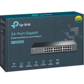 Resim TP-LINK Tl-sg1024d 24 Port Gıgabıt Metal Kasa Rackmount Swıtch 