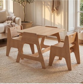 Resim Cotable Aktivite Masası - Gri 