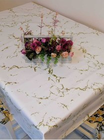 Resim Elyaflı Pvc Muşamba - Desenli Silinebilir Masa Örtüsü 02mrl190b Renkli 