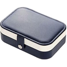 Resim Seyahat Mücevher Kutusu Pu Deri Mücevher Kutuları Nedime Hediye Kutusu A 