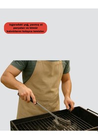 Resim Grill Ve Mangal Izgara Temizlik Aparatı Renkli 