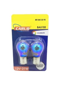 Resim Carub Diadem sinyal Ampülü Güçlü Işık Py21W Tek Duy 12V 2 adet 