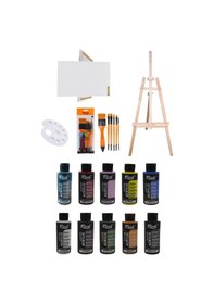 Resim Şovale Akrilik Boya 120 Cc 10'lu 50x70 Tuval Set 