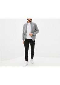 Resim Puma Clean Sweat Suit Erkek Günlük Eşofman Takımı 58584003 Gri 58584003 Gri 
