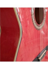 Resim Clariss Ccg-100rd Klasik Gitar Gül Klavye Kenar Şeritli Sap Ayarlı 