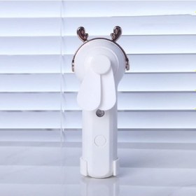 Resim Handhd Nemlendirici Cihaz Fanı M10 Pembe Yavru Kedi 2439 Beyaz 