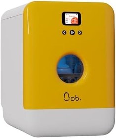 Resim Bob Taşınabilir, 3L Su Kapasiteli Mini Bulaşık Makinesi | Karavan, Tekne, Ofis ve Küçük Mutfaklar İçin Bulaşık Makinesi, SARI KAPAK 