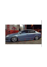 Resim Vw Passat B8 Yan Marşpiyel Seti Abs Plastik Astarlı 2015 