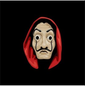 Resim La Casa Papel Bandana Siyah 