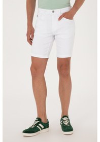 Resim U.s. Polo Assn. Erkek Beyaz Şort Jean 50304345-dn0015 Whıte 