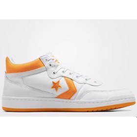 Resim Converse Fastbreak Pro Mid Erkek Beyaz/sarı Sneaker Günlük Spor Ayakkabı 001 