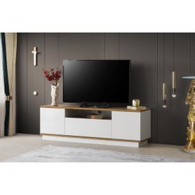 Resim SİVAS GÖZDE MOBİLYA Vega Dolaplı Tv Sehpası 140cm 