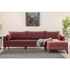 Resim Vivense BELLA SOFT KÖŞE KOLTUK, BORDO, SAĞ KÖŞE 
